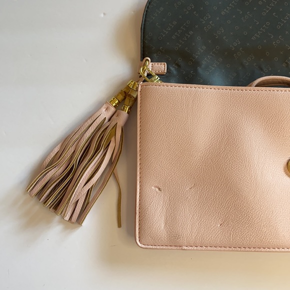 NEW Olivia & Joy Bamboo clutch crossbody purse - Picture 16 of 17